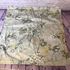 Martha Stewart Cottage Beige Floral Palampore Hanging Gardens Euro Pillow Pair